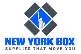 New York Box logo representing a trusted provider of moving supplies in New York for packing, shipping, and relocation needs